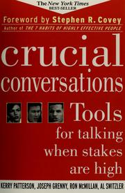 Cover of Crucial Conversations: Tools for Talking When Stakes are High