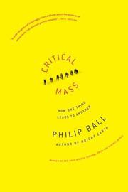 Cover of Critical Mass: How One Thing Leads to Another