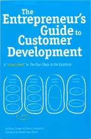 Cover of The Entrepreneur's Guide to Customer Development: A cheat sheet to The Four Steps to the Epiphany