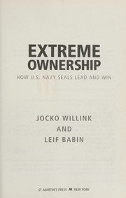Cover of Extreme Ownership: How U.S. Navy SEALs Lead and Win