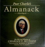 Cover of Poor Charlie's Almanack: The Wit and Wisdom of Charles T. Munger